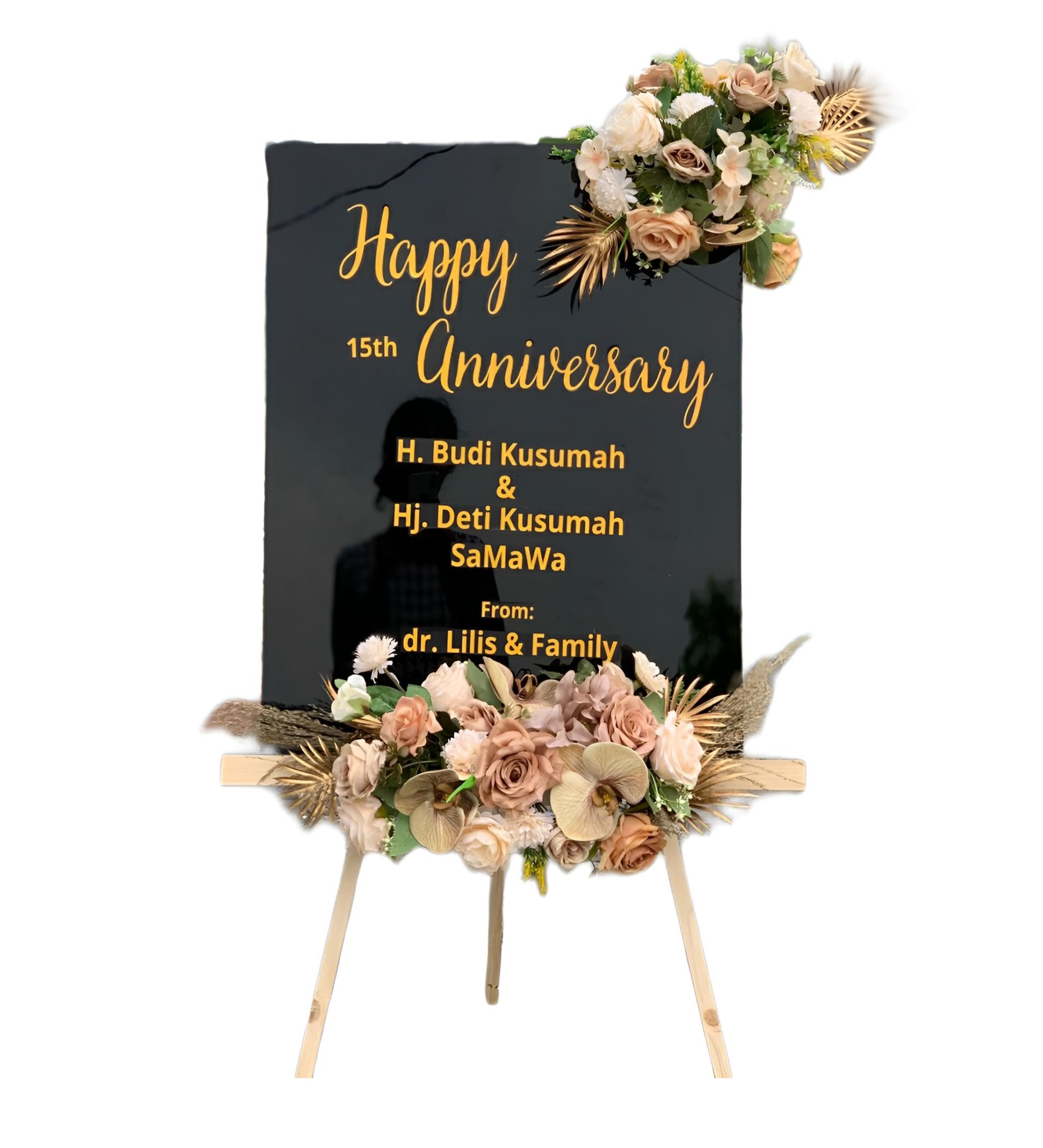 Papan Bunga Akrilik Wenang