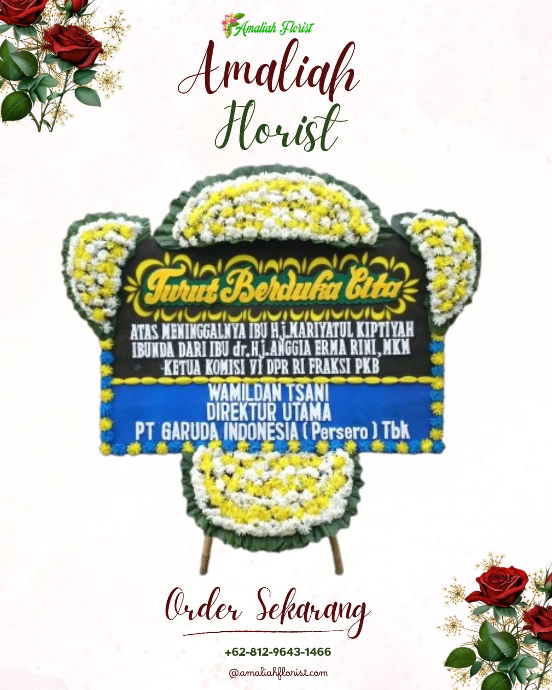 Papan Bunga Duka Wenang